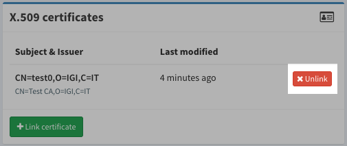 INDIGO IAM Registration button
